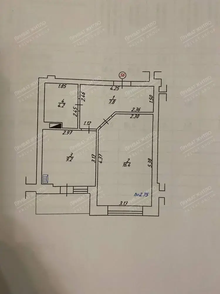 Пропонуємо однокімнатну квартиру в новобудові