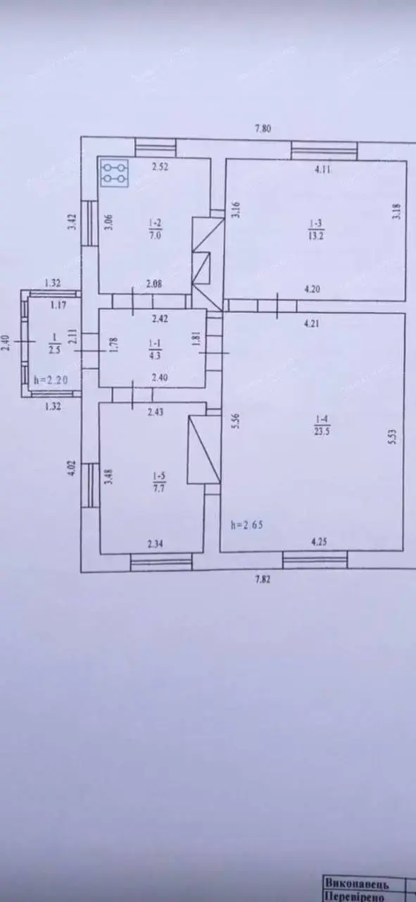 Окремий будинок зі зручностями. 