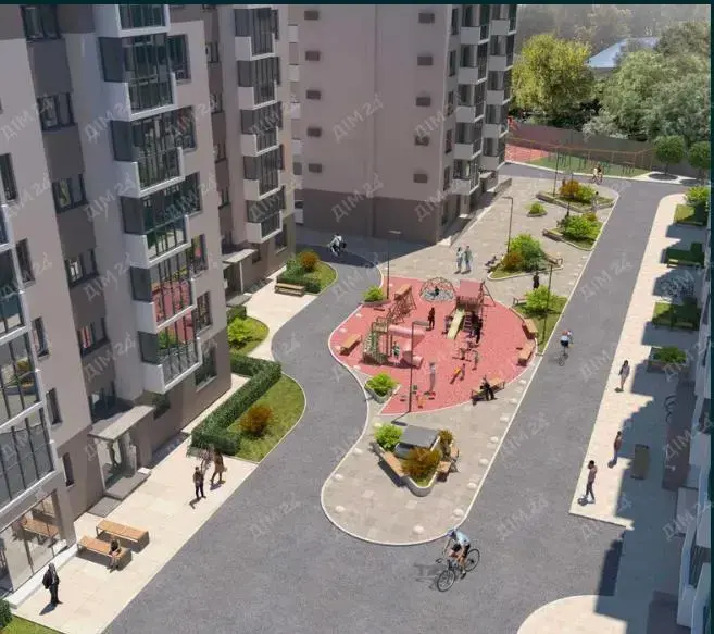 Двокімнатна в ЖК на Сінній