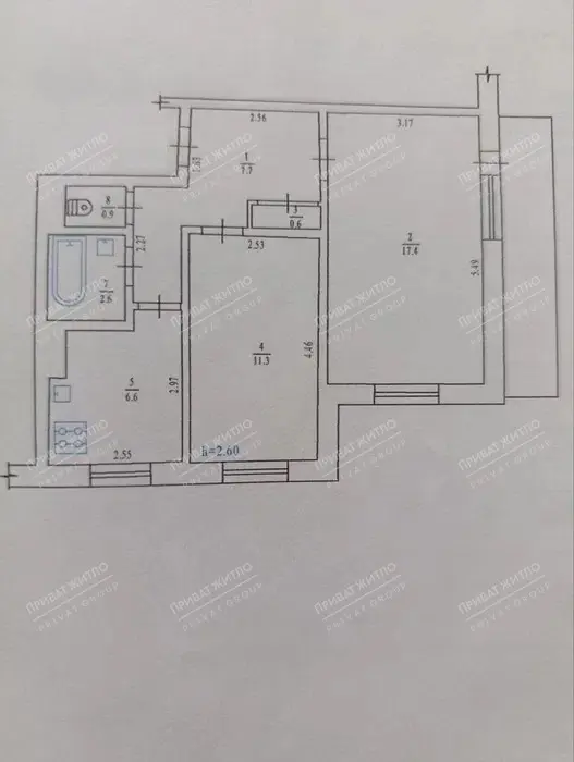 Двокімнатна квартира на Половках