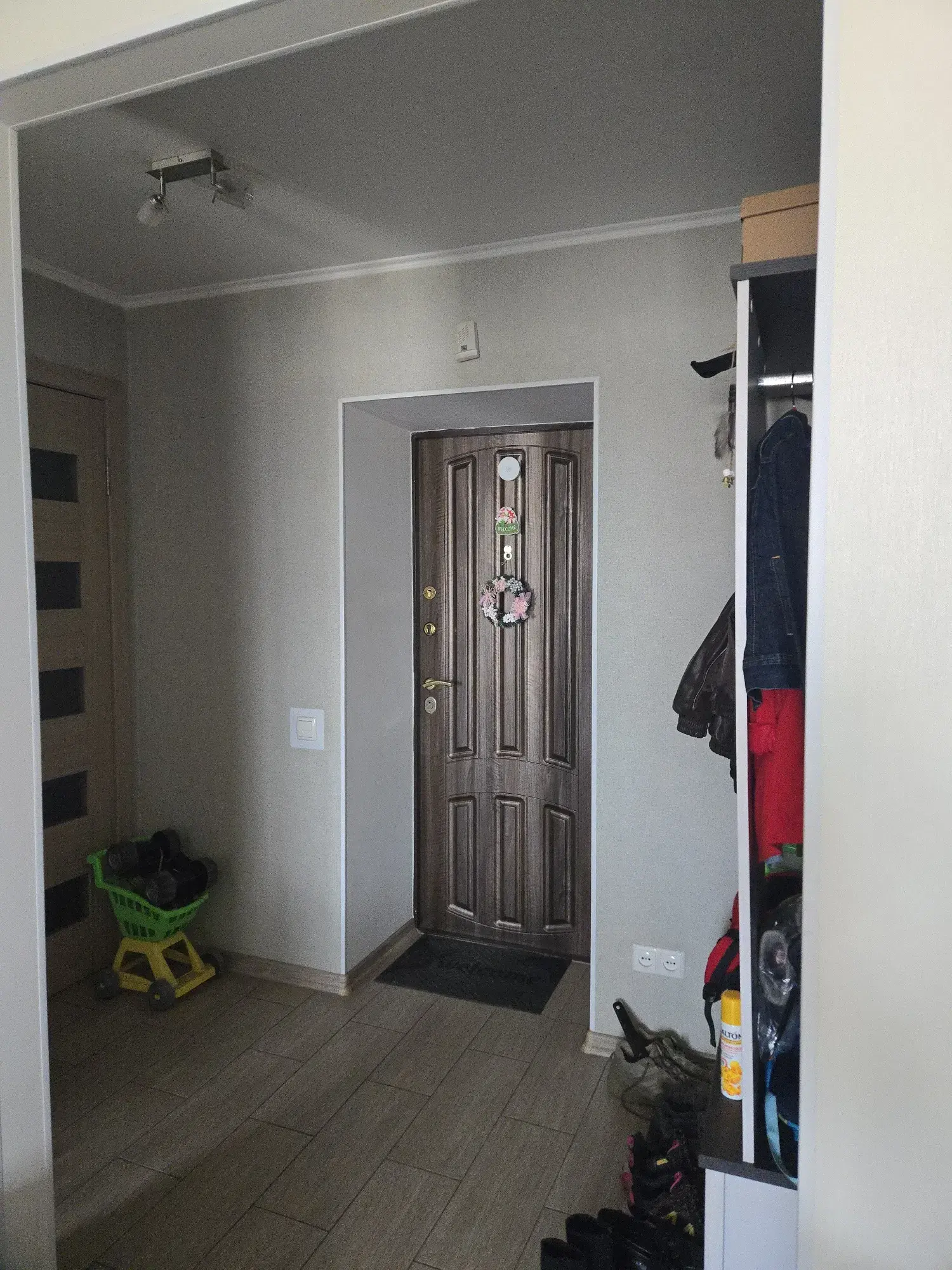 Однокімнатна квартира на середньому поверсі