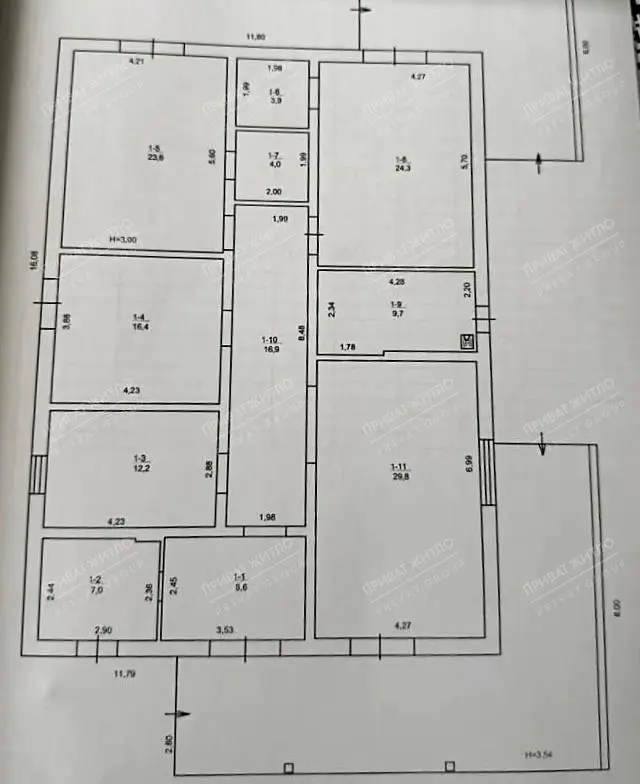 Продається сучасний цегляний будинок 296 м2