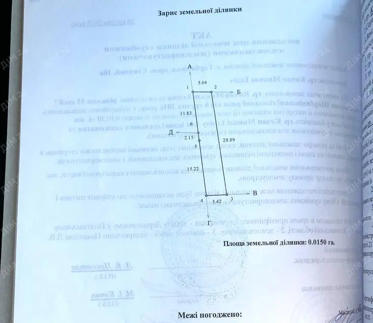 Ділянка в Горбанівці