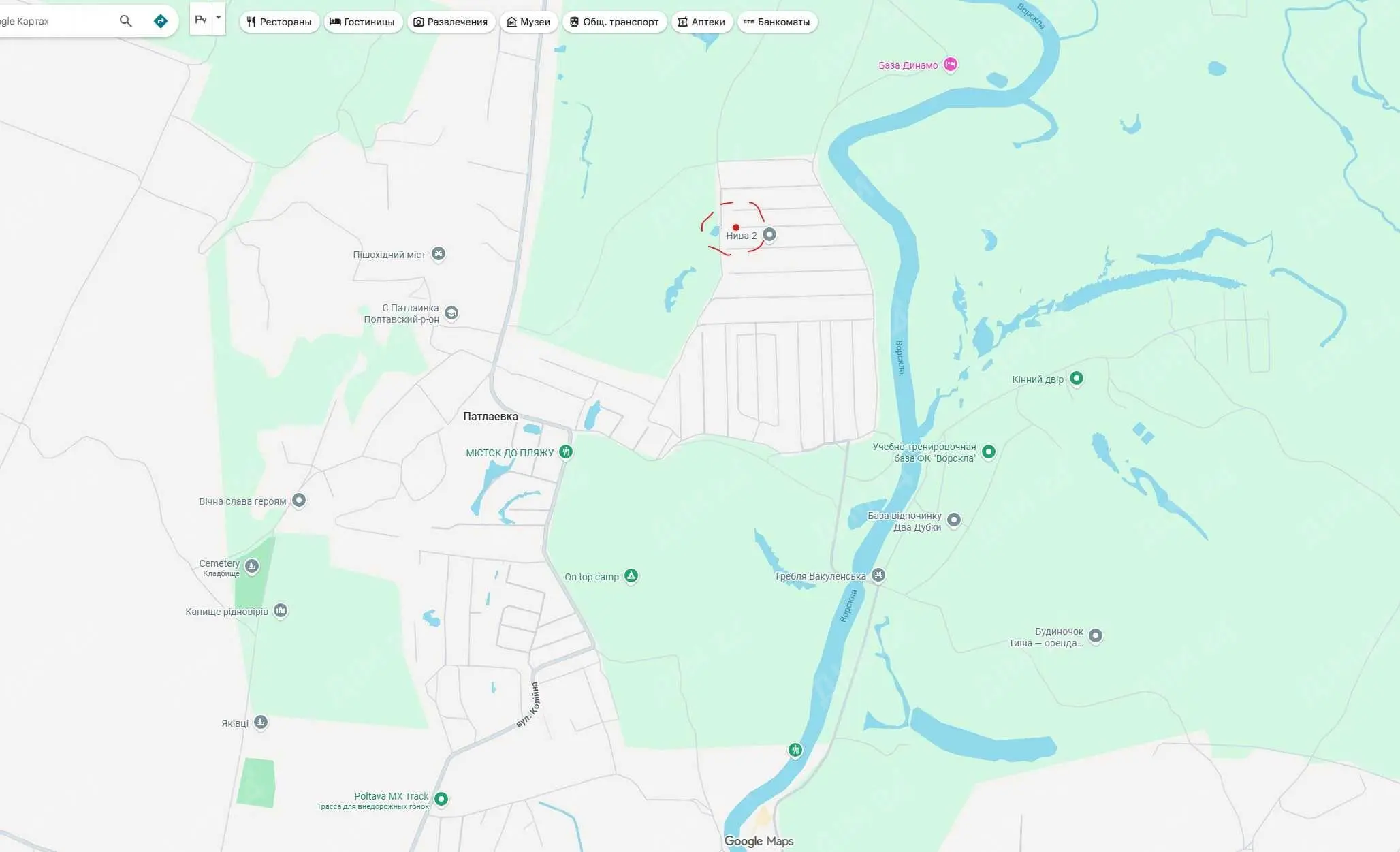 Дачна ділянка в Патлаївці