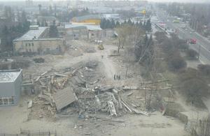 На місці знесеного корпусу заводу «Знамя» побудують багатоповерхівки та підземний паркінг